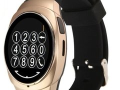 Resigilat! Ceas Smartwatch iUni Classic O100, BT, LCD 1.3 Inch, Camera, Gold